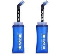 Lot de 2 gourdes souples légères en TPU, sans BPA, 350 ml, pour sac à dos d'hydratation.