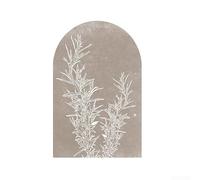 Lot de 2 grandes feuilles de stickers muraux abstraits en PVC pour salon, chambre à coucher, salle de bain, couleur orange, 90 x 30 cm (UV26T60040T_R)