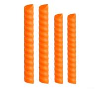 Lot de 2 grands protège-arbres en plastique robuste pour cerf (orange) | Lot de 4, pour protéger les jeunes arbres des cerfs, lapins, rongeurs, assure une croissance saine et une survie