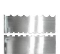 Lot de 2 grattoirs à gâteau en acier inoxydable de 22,9 cm pour décoration de gâteau, mousse, beurre, crème