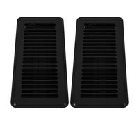 Lot de 2 grilles d'aération en métal pour la maison et le bureau - Grilles d'aération résistantes à la chaleur pour améliorer la circulation de l'air et la sécurité