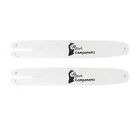 Lot de 2 guidages de rechange pour tronçonneuse Stihl MS 170 (40,6 cm, 3/8", 0,50 cm, 55 maillons d'entraînement)