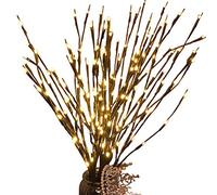 Lot De 2 Guirlandes Lumineuses Décoratives À 20 LED Chaud Alimentées par Piles pour Décoration D'intérieur Et D'extérieur