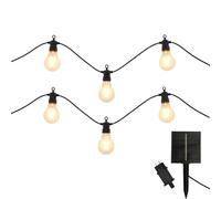 Lot de 2 guirlandes solaires transparent party max