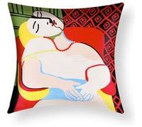 Lot de 2 Housses de Coussin 45x45 cm Brodées Art Emeris Avizar Multicolore Multicolore G
