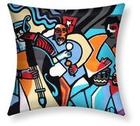 Lot de 2 Housses de Coussin 45x45 cm Brodées Art Marilis Avizar Multicolore Multicolore G