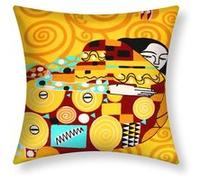 Lot de 2 Housses de Coussin 45x45 cm Brodées Art Sonara Avizar Multicolore Multicolore G