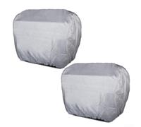 Lot de 2 housses de générateur robustes pour Honda EU3000is pour Predator 3500 - Protection contre la pluie, le vent et la poussière - Gris