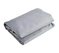 Lot de 2 housses de protection pour déchiqueteuse à bois d'extérieur en tissu Oxford 420D imperméable à l'eau et à la poussière Noir Gris 85 x 110 cm