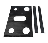 Lot de 2 housses de protection réutilisables pour brûleur de poêle avec remplissage d'espace, PTFE antiadhésif, résistant à la chaleur, pour cuisinières à gaz et électriques, protection de comptoir de