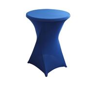 Lot de 2 housses de table mange-debout extensibles avec poches pour les pieds en élasthanne - Nappes de cocktail élastiques - Renfort au niveau des pieds - Pour mariage, banquet, décoration de maison