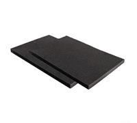 Lot de 2 housses pour climatiseur extérieur avec aimant puissant en mousse - Protection contre la pluie et réduction du bruit - 43,2 x 30,5 cm - Noir