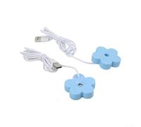 Lot de 2 humidificateurs portables pour mini humidificateurs USB avec arrêt automatique 8H et silencieux pour nano brume pour chambre à coucher, bureau, bureau (bleu)