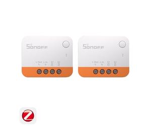 Lot de 2 Interrupteur intelligent - SONOFF - ZBMINIL2 - Zigbee 3.0 - Pas de fil neutre - Contrôle bidirectionnel