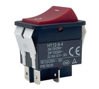 Lot de 2 interrupteurs à bascule 20 A 250 V pour scie circulaire de table, travail du bois HY12-9-4