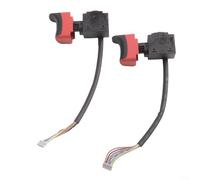 Lot de 2 interrupteurs à déclenchement variable pour Metabo, pour Powermaxx Series SB12BL BS18LBL, 7,2 V-24 V 16 A