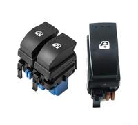 Lot de 2 interrupteurs de commande de lève-vitre électrique, pour Master II Trafic II pour Opel Vivaro, support de panneau de porte côté conducteur