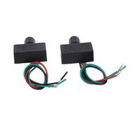 Lot de 2 interrupteurs de commande de pulvérisateur électrique 12 V pour pulvérisateurs agricoles, accessoire de contrôleur de matériau PP, design compact pour un réglage précis de la pression et du