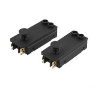 Lot de 2 interrupteurs de rechange 1617200048, pour perceuse à percussion électrique Bosch GSH11E, pièce d'outil électrique en métal pour travaux de démolition de béton