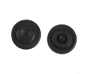 Lot de 2 joints à membrane en caoutchouc pour valve de remplissage de toilettes Fluidmaster 83143, compatible avec les modèles 242 400 747, pièce de rechange noire de haute qualité pour arrêter les