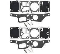 Lot de 2 joints de diaphragme de carburateur pour McCulloch Mini Mac 110 120 130 140 Zama Carb M1 M7