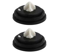 Lot de 2 joints de réservoir de chasse d'eau en croix pour réservoir de toilette, pièces de rechange pour réservoir de toilette, joints de réservoir de chasse d'eau, membrane de valve flottante, valve