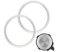Lot de 2 joints d'étanchéité de 22 cm pour autocuiseur 3 L, 4,5 L, 6,5 L, 8,5 L, pièce de rechange en silicone, joint en silicone résistant à la chaleur