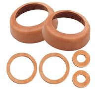 Lot de 2 joints d'étanchéité en cuir pour pompe de jardin, pompe de jardin, pompe de fontaine, pompes à eau pour pompe à bras type 75, marron