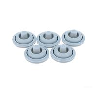 Lot de 2 joints d'étanchéité en silicone pour autocuiseur WMF Perfect W6093109502 - Gris - Couvercle de soupape de rechange - Accessoire de cuisine (5 pièces)