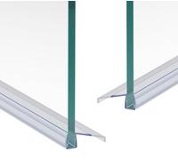 Lot de 2 joints d'étanchéité pour cabine de douche, joints pour porte coulissante, joint étanche, 90 cm