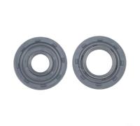 Lot de 2 joints d'huile de manivelle pour tronçonneuse compatible avec les modèles 135 140 435 435e 440 440e - Pièces de rechange en plastique noir pour jardin et cour - Kit d'entretien et de