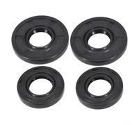 Lot de 2 joints d'huile pour tronçonneuse compatibles avec scies 45 52 58 cc - Pièces de rechange pour équipement d'alimentation extérieur - Marron