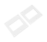 Lot de 2 joints en fibre, pour échangeur de chaleur Haas+Sohn 4,17 5,17 4,19 5,19 HSP1-2, joint d'ouverture de nettoyage, 12 cm de largeur 0,5 cm de hauteur, matériau céramique blanc durable