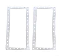 Lot de 2 joints en silicone robuste pour écumoire Hayward Spx1091gw à large ouverture compatible avec les piscines hors sol Sp1091lx Blanc