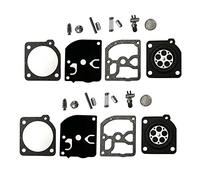 Lot de 2 kits de réparation de carburateur avec membrane pour Zama C1Q Carb pour Dolmar PS32 PS35 PS350 PS420