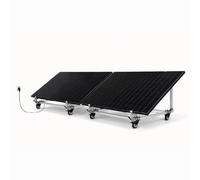 Lot de 2 Kits Solaires Autonomes Connectés KATEZER 420W - 2 Kits Complets Indépendants - Panneaux Bifaciaux avec Roulettes - Prêts à Brancher - Installation Sans Travaux - Suivi de Production