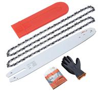 Lot de 2 lames de rechange pour tronçonneuse, longueur 30 cm