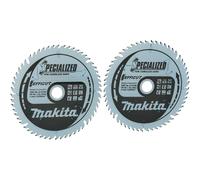 Makita Jeu de lames pour scie circulaire EFFICUT B-57336-2 165 x 20 x 1,45 mm 56 dents 2 pièces