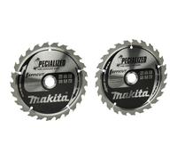 Lot de 2 lames de scie circulaire SPECIALIZED EFFICUT Ø165mm - MAKITA B-62985-2