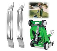 Lot de 2 lames de tondeuse en acier inoxydable - 200 mm - Compatibles avec Stihl iMOW RMI 422 422P 422PC RMI422 - Lames de rechange robustes pour tondeuse à gazon - Accessoires