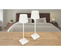Lot de 2 lampes LED design modern : Arrow / Blanc