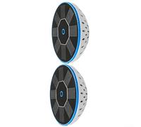 Lot de 2 lampes solaires flottantes à DEL étanches IPX8 avec télécommande | 10 modes de couleur | Rechargeable par Sun pour jardin, étang, spa, décoration de paysage (parents) (bleu)