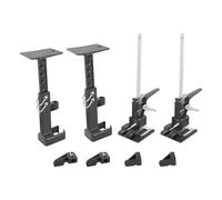 Lot de 2 leviers de meubles - Pour armoire - Bras économiseur de travail - Dispositif de levage de meubles - Pour construction sèche - Pour meubles, porte, kit de transport de meubles - 10,8 x 10,2 x