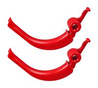 Lot de 2 leviers de poignée de tondeuse à gazon F016L66238 - Rouge - Levier de positionnement de rechange pour tondeuse à gazon Bosch Rotak 320 340 32 34 36 37