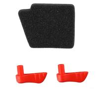 Lot de 2 leviers d'étranglement avec filtre, pour souffleur de feuilles Craftsman VS-2 BVM200FE, compatible avec carburateur Zama C1U-W43, pièce de rechange pour pièce 545157104, construction en