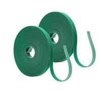 Lot de 2 liens Velcro pour plantes - 5 m - Fixation pour arbre - 25 mm - Fermeture Velcro réglable - Pour fixer les plantes et les arbres