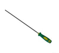 Lot de 2 limes rondes pour tronçonneuse - 4 mm - 4,8 mm - Acier au carbone | Acier à haute teneur en carbone, double tranchant, 4 mm et 4,8 mm de diamètre, 250 mm de long, pour des bords tranchants