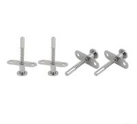 Lot de 2 loquets à piston Tête en fer à ressort 50/55/60/65/70/85 mm Longueur totale (G55)