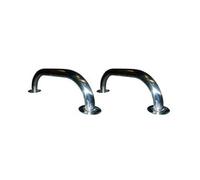 Astralpool Stainless Steel Ø Grabrail With Fixing Flanges 43mm 0.5m Argenté 0.5m Ø43mm