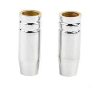 Lot de 2 manchons de buse conique pour soudage MIG MB25, protection de buse de gaz à poussoir, diamètre extérieur de 22 mm, longueur 57 mm